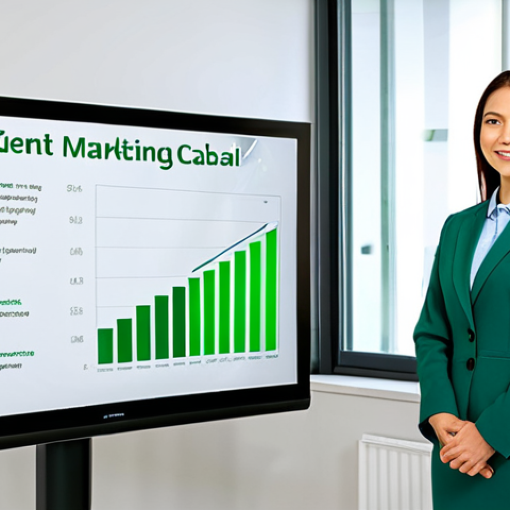 Successful Green Marketing Campaign Presentation**

"A confident green marketing professional, fully clothed in a modest business casual outfit, standing in front of a presentation screen showcasing positive environmental impact metrics and increased sales charts, modern office setting, professional attire, safe for work, perfect anatomy, natural proportions, high-quality rendering, family-friendly."

**