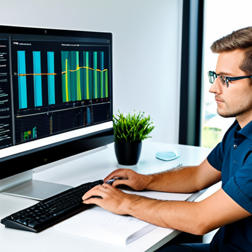**
"A professional environmental marketing specialist, fully clothed in appropriate office attire, analyzing environmental data on a computer in a bright, modern office setting, perfect anatomy, correct proportions, natural pose, well-formed hands, proper finger count, safe for work, appropriate content, professional, high quality."
**